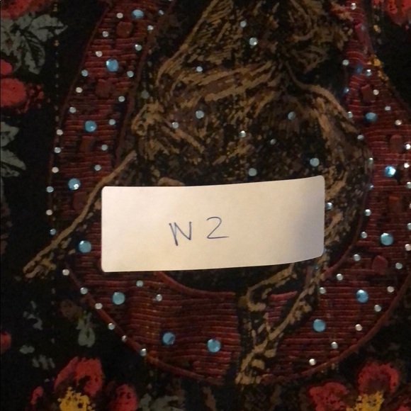 Creative Apparel Equestrian Rhinestone Top - Picture 3 of 3